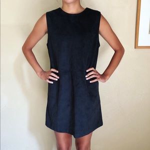 Cute Black Suede Dress